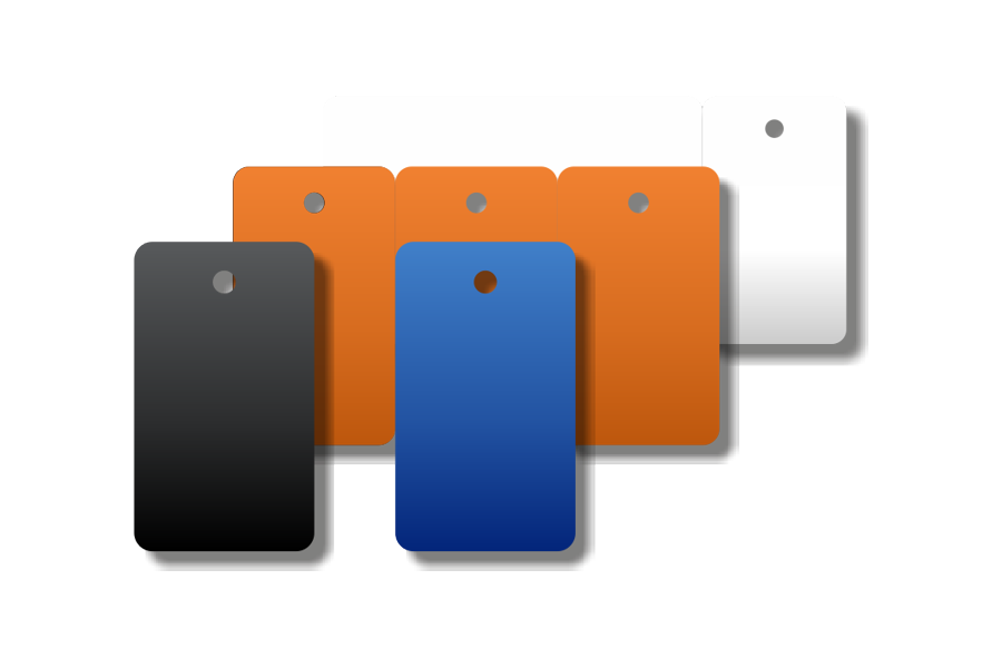 Karty s odlamovacími kľúčenkami