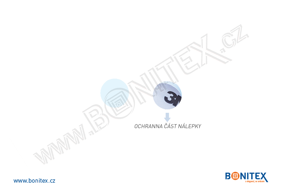 Tag-disk-plastový-PVC-kolečko pr.20mm-tl.0,92mm-s RFID-125 kHz-samolepící-bílý-botinex