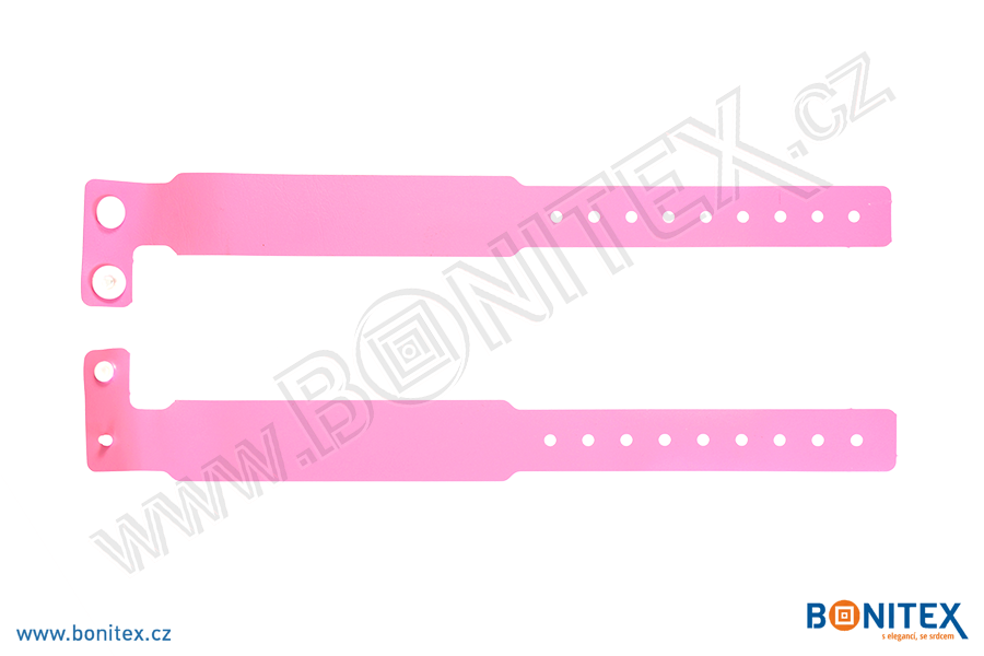 Náramek-Vinyl-01-245x25/19mm-růžový-botinex