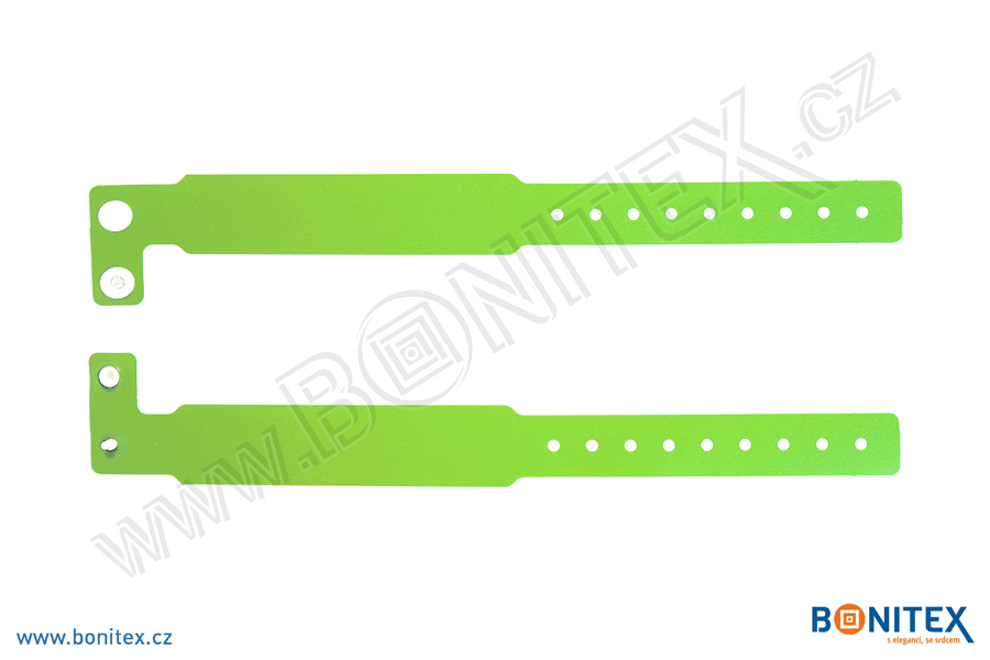 Náramek-Vinyl-01-245x25/19mm-zelený-botinex