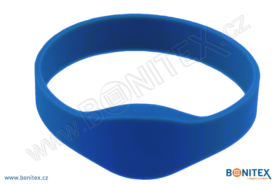 Náramek-silikon-kruh,pr.74mm-s RFID-125 kHz-modrý-botinex